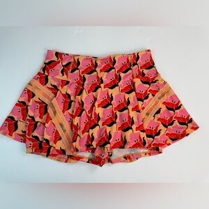 Free People Movement Pleats And Thank You Clementine Combo Printed Skort XLarge